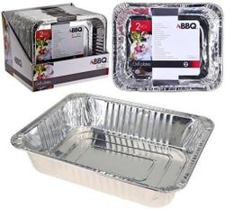 купить Товар для пикника Promstore 38063 Формы алюминиевые BBQ 2шт, 32x26x6cm в Кишинёве 