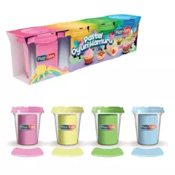 cumpără Set de creație Play Toys 4773 Set de plastilină în tub, pastel, 4buc. în Chișinău 