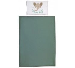 Set lengerie pentru patut Klups Nature&Love Savanna (135x100 cm) 4 un.