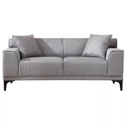 купить Диван Trendy Petra 2 Gri deschis (2 locuri) в Кишинёве 