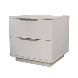 cumpără Noptieră Bayro Napoli 500x500x500 МДФ 18мм белый мат în Chișinău 