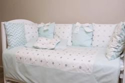 купить Детское постельное белье PernaMea Set lenjerie 8 piese Perne Turcoaz (PM.101650/3) в Кишинёве 