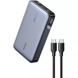 купить Аккумулятор внешний USB (Powerbank) Ugreen 25188 Two-way Fast Charging 20000mAh, Grey в Кишинёве 