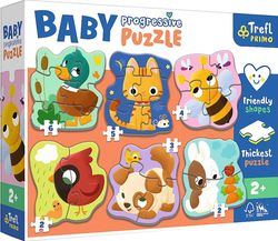 cumpără Puzzle Trefl R25E /41 (44003) Baby Progressive Animale în Chișinău 