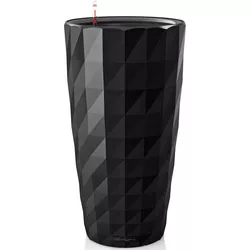 купить Цветочный горшок Lechuza Diamante Premium, Black в Кишинёве 