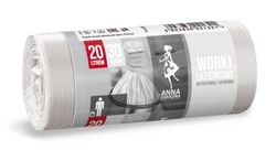 Пакеты для мусора 20л. 30шт. Anna Zaradna белые