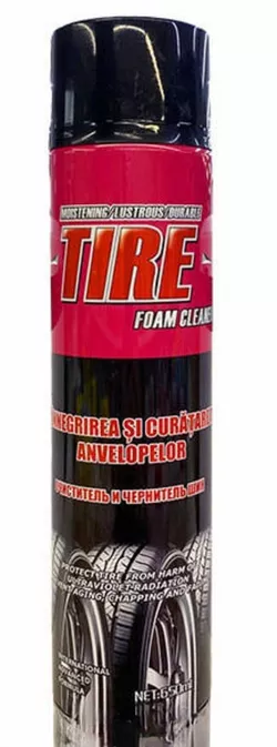 купить Средство для ухода за авто CatolLux VSL-5A, Tire foam 650 ml, spuma p-u lustruire pneuri в Кишинёве 