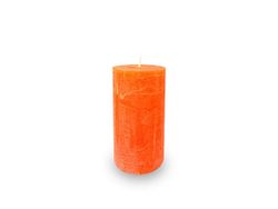 Свеча пеньковая Decor 12X6cm, 38час, Hand made, оранж