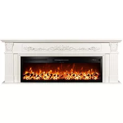 купить Камин электрический ArtFlame Bella & Tanzania, 700x1900x270 mm, Alb в Кишинёве 