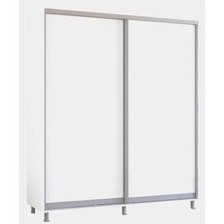 cumpără Dulap Mobildor-Lux Aron-P uși glisante din PAL (200x60x210H cm) Alb Brilliant în Chișinău 