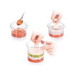 Формочки для формования пищевых продуктов PRESTO FoodStyle, круги, 3 шт.
