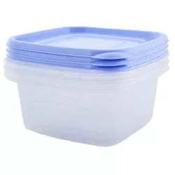 купить Контейнер для хранения пищи Aleana 169011 набор из 3 контейнеров Omega, квадратный, 1,0 л в Кишинёве 