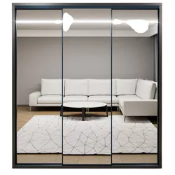 cumpără Dulap Bayro Parma 2000x2250x600 антрацит, купе în Chișinău 