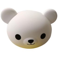 купить Ночной светильник miscellaneous Cute Series Bear Silicone Night Light, White в Кишинёве 