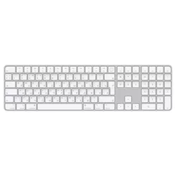 cumpără Tastatură Apple Magic Keyboard with Touch ID and Numeric Keypad for Mac Silicon - Ru White MXK73 în Chișinău 