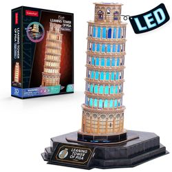 cumpără Puzzle Cubik Fun L535h 3D Puzzle Turnul din Pisa cu iluminare LED, 42 elemente în Chișinău 