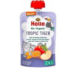 Пюре Holle Bio Tropic Tiger Яблоко, манго и маракуйя (6+ мес) 100 г