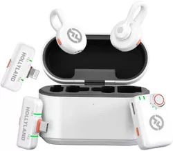 купить Микрофон Hollyland Lark M2S Ultimate Combo (Glacier White) в Кишинёве 