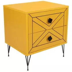 cumpără Noptieră Trendy Luna Galben, 50x55x40cm (GTR001543) în Chișinău 