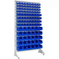 купить Система хранения инструментов УХЛ-МАШ Стеллаж 1-о сторонний 180см с кюветамиT1/T2/T3 (701-30шт, 702-36шт, 703-36шт) на ножках в Кишинёве 