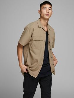 Рубашка JACK&JONES Коричневый 12167176