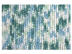 Covoras pentru baie 55X65cm Spirella Kito albastru, microfibra