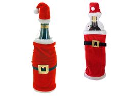 Чехол декоративный для бутылки 34X12cm "Santa"
