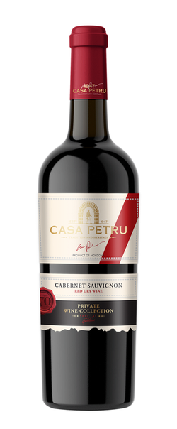 Вино Casa Petru Private Wine Collection Каберне Совиньон, красное сухое, 0.75Л