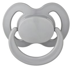 2 шт, Соска силиконовая Baby-Nova моно круглая, с кольцом (6-18 мес)