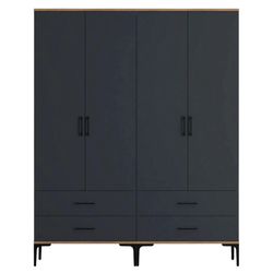 купить Шкаф Trendy Kumsal TT-Nuc, Antracit в Кишинёве 