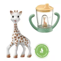 купить Поильник Sophie la Girafe 850809 Set Girafa Sophie + canuta anticurgere в Кишинёве 