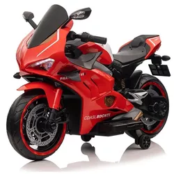 cumpără Mașină electrică pentru copii Richi (67898) Motocicleta rosie pe acumulator pentru copii (V5) în Chișinău 