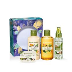 LES PLAISIRS NATURE - Set îngrijirea corpului Mango & Nucă de cocos