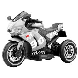 cumpără Mașină electrică pentru copii Richi (30740) Motocicleta gri pe acumulator pentru copii (868) în Chișinău 