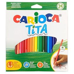 cumpără Set de creație Carioca 53208 Set creioane colorate 24buc Tita în Chișinău 
