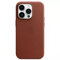купить Чехол для смартфона Apple iPhone 14 Pro Leather Case with MagSafe, Umber MPPK3 в Кишинёве 