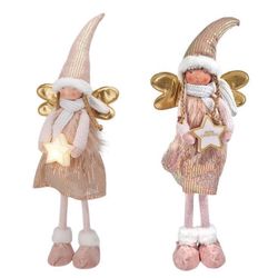 купить Новогодний декор Promstore 36345 Suvenir LED "Inger cu stea", 67cm, roz в Кишинёве 