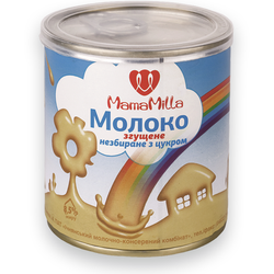 Mama Milla™ Lapte integral condensat cu zahar 8,5% gras.