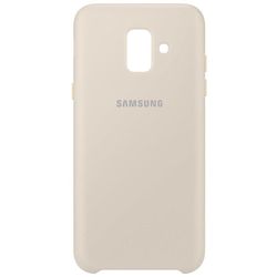 купить Чехол для смартфона Samsung EF-PA600, Galaxy A6, Dual Layer Cover, Gold в Кишинёве 