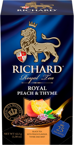 RICHARD ROYAL PEACH & THYME 25 pac
