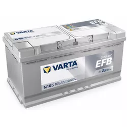 купить Автомобильный аккумулятор Varta 105Ah 950А EFB (N105) 605500095 (394x175x190) в Кишинёве 