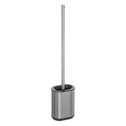 cumpără Perie WC 5five 52105 Siliflex, gri, din inox în Chișinău 