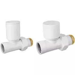 купить Запорная арматура Ferro Кран угловой для батареи двусторонний 1/2" ZGB30WH в Кишинёве 