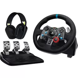 купить Руль для компьютерных игр Logitech G29 + G435 в Кишинёве 