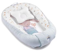 купить Гнездо для новорожденных PernaMea Babynest Premium Iepuras Turcoaz (PM.101552/7) в Кишинёве 