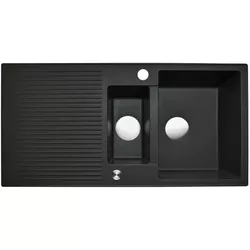 cumpără Chiuvetă bucătărie Reginox R37010 Paris 15 Black Silvery în Chișinău 