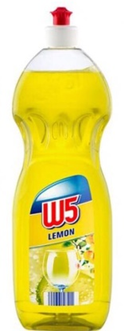 W5 лимон средство для мытья посуды, 1л