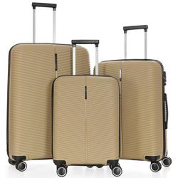 купить Чемодан CCS Комплект 5224 Set Beige в Кишинёве 