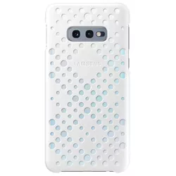 cumpără Husă pentru smartphone Samsung EF-XG970 Pattern Cover Galaxy S10e White&Yellow în Chișinău 