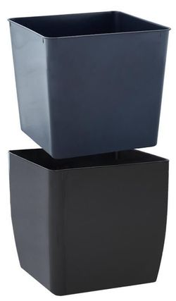 cumpără Ghiveci pentru flori Aleana 115084 Cvadro 22x22x21 cm, granit în Chișinău 